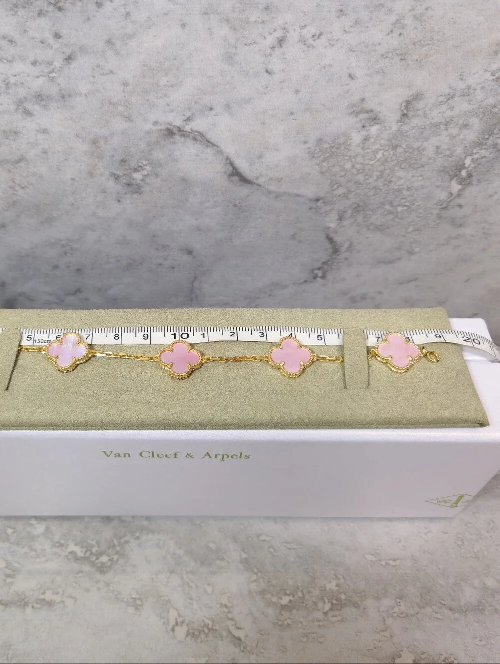 Van Cleef & Arpels Pink Alhambra Bracelet ✨️